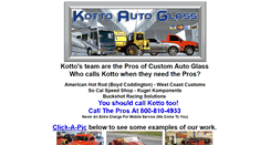 Desktop Screenshot of kottoautoglass.com